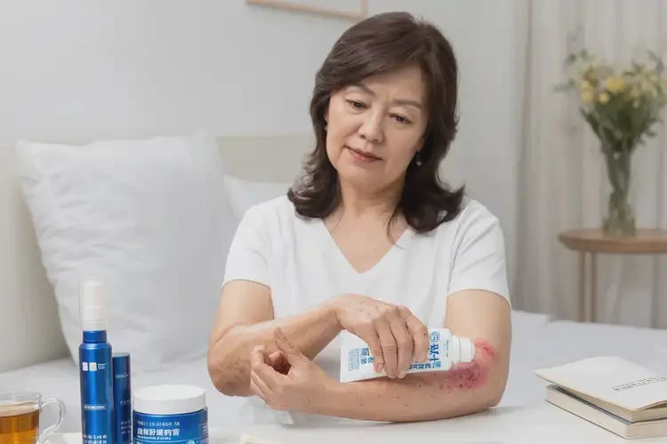 男性脖子上出現(xiàn)濕疹不管它會(huì)自己好嗎(圖1)