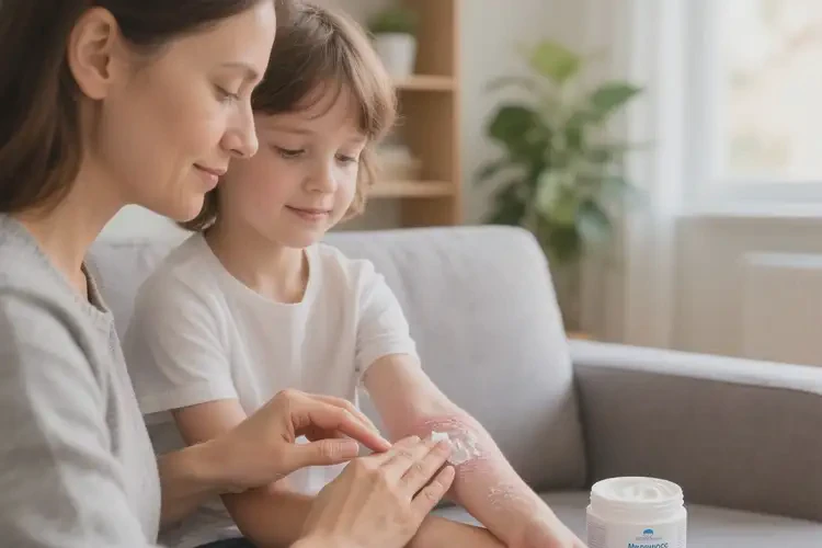 少兒手臂出濕疹不管它會自己好嗎(圖4)
