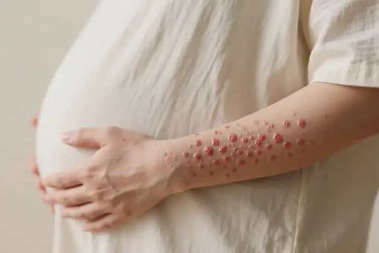 孕婦手臂上長濕疹不管它會自己好嗎(圖4)
