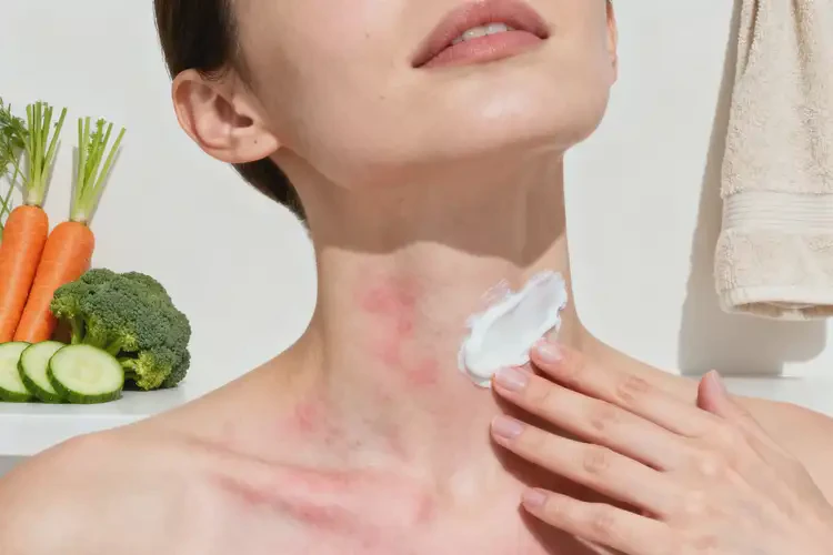 產(chǎn)婦脖子上有濕疹可以徹底自愈嗎(圖3)