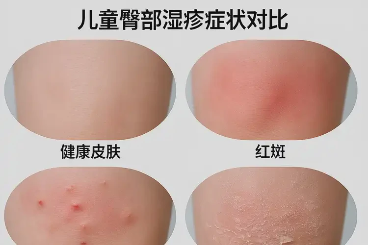 兒童屁股容易起濕疹能夠徹底治愈嗎(圖3)