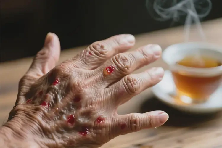 老年人身上起濕疹能靠自己自愈嗎(圖1)