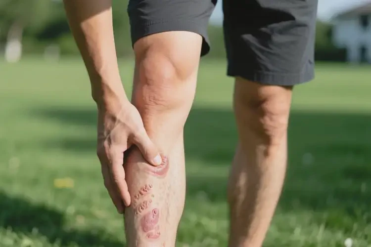 男性小腿容易長(zhǎng)濕疹不管它會(huì)自己自愈嗎(圖2)