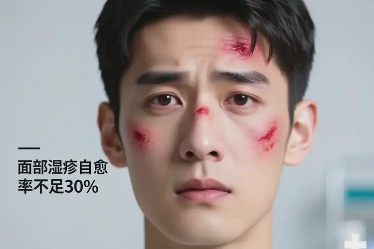 男人面部起濕疹不管它會(huì)自己好嗎(圖4)