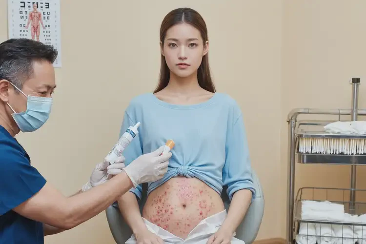 女生肚子偶爾長(zhǎng)濕疹不管它會(huì)自己痊愈嗎(圖3)