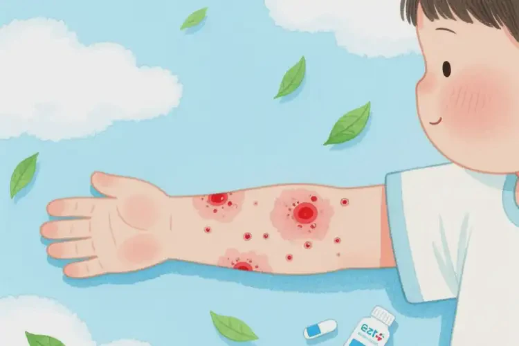 小儿手臂容易长湿疹能彻底自愈吗(图4)