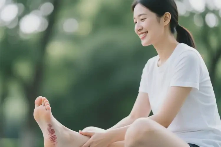 女人腳上出現(xiàn)濕疹可以徹底自愈嗎(圖1)