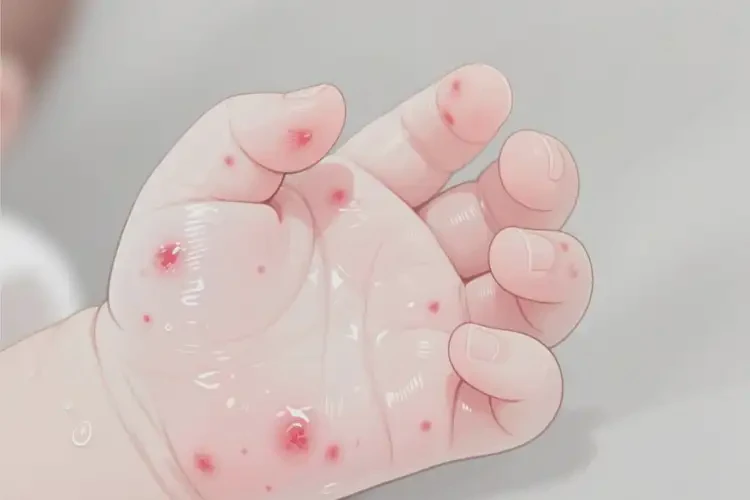 新生兒手上偶爾長(zhǎng)濕疹能靠自己自愈嗎(圖2)