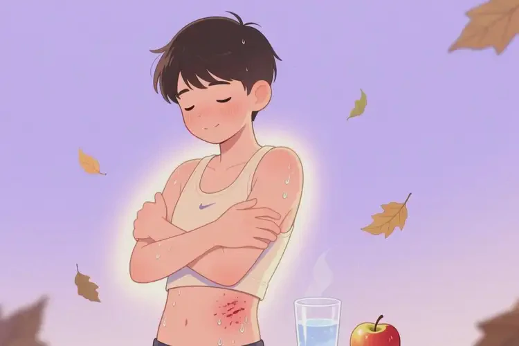 青少年肚子上經(jīng)常長濕疹不管它會自己自愈嗎(圖1)