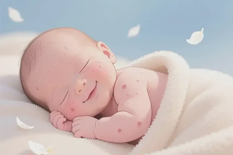新生兒身上經(jīng)常長濕疹不管它會自己自愈嗎(圖4)
