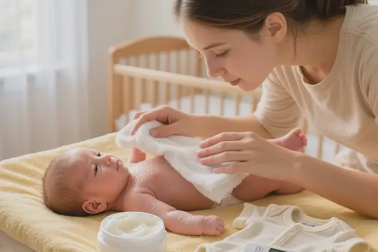 新生兒手臂起濕疹不管它會自己好嗎(圖1)