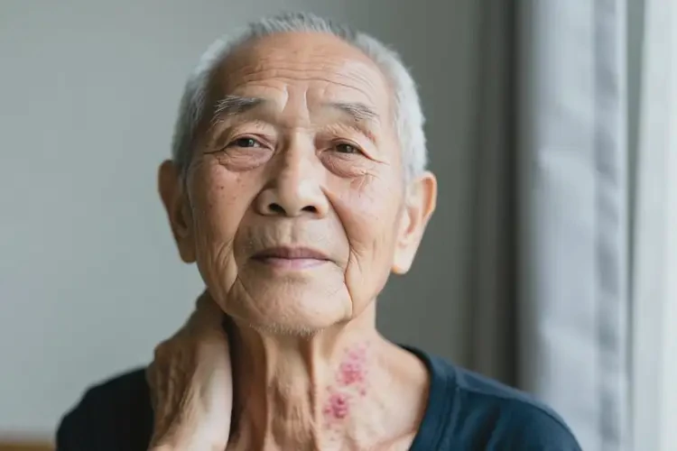 老人脖子出現(xiàn)濕疹不管它會自己痊愈嗎(圖3)