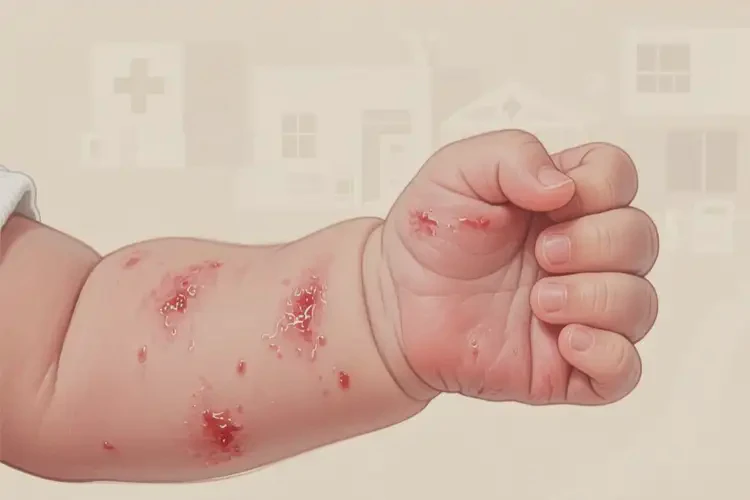 嬰兒手臂偶爾起濕疹不管它會自己自愈嗎(圖3)