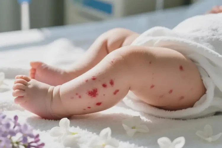 嬰兒大腿上出現(xiàn)濕疹不管它會(huì)自己自愈嗎(圖3)