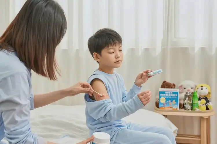 小學(xué)生大腿上偶爾長濕疹不管它會(huì)自己痊愈嗎(圖1)