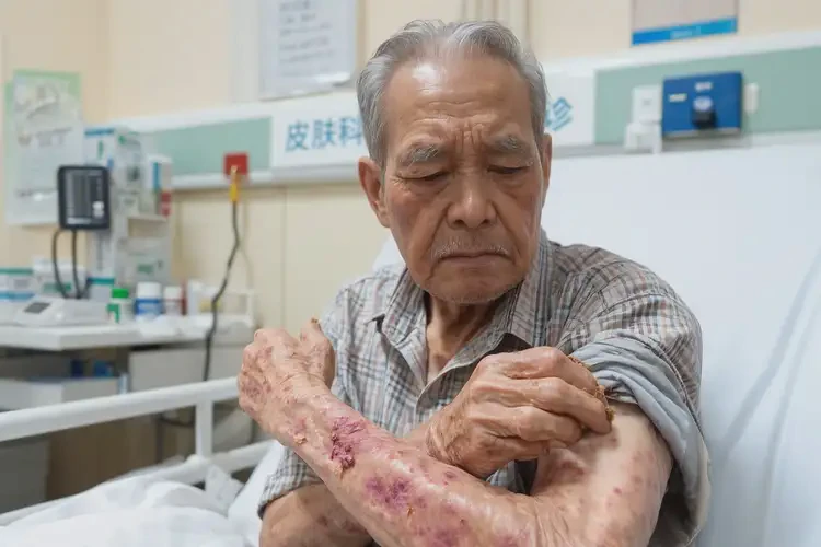 老年人手臂容易起濕疹不管它會(huì)自己好嗎(圖4)