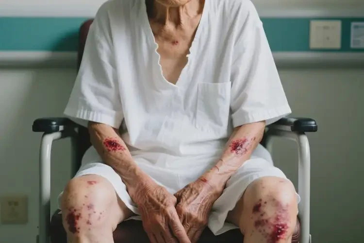 高齡老人全身起濕疹不管它會自己好嗎(圖1)