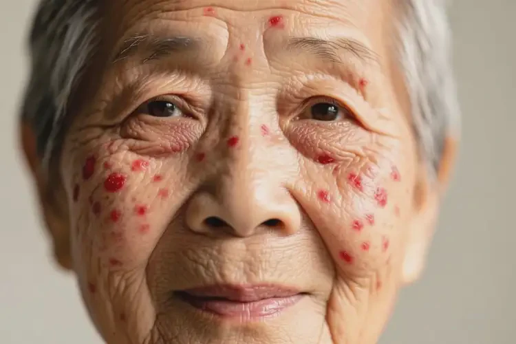 老年人面部長濕疹不管它會自己好嗎(圖4)