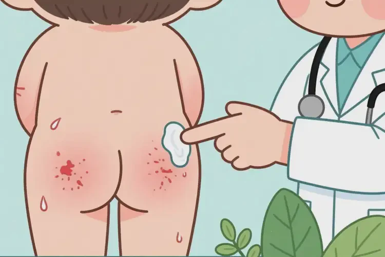 少兒屁股上容易長濕疹能夠徹底治愈嗎(圖3)