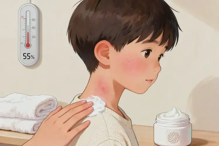 小學生脖子上起濕疹能靠自己自愈嗎(圖1)