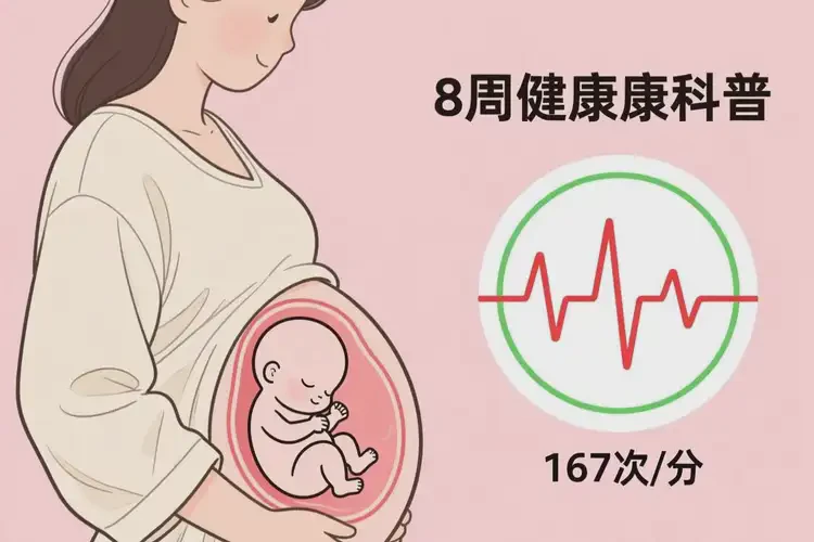 孕8周胎心167有危險嗎(圖1)