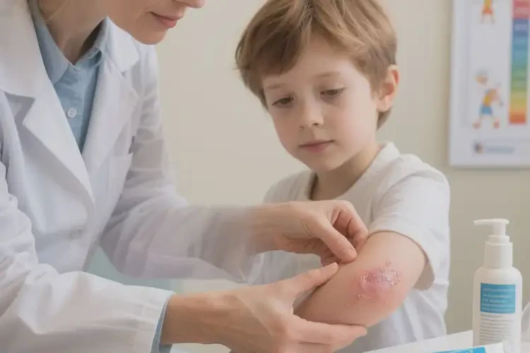 少兒手臂出濕疹不管它會自己好嗎(圖3)