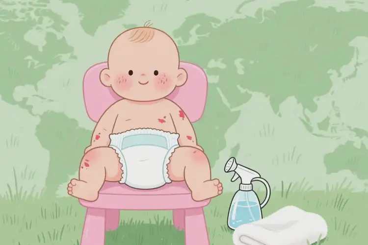 新生兒屁股上經(jīng)常起濕疹不管它會自己自愈嗎(圖2)