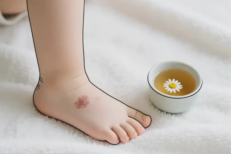 小兒腳上容易起濕疹能靠自己自愈嗎(圖2)