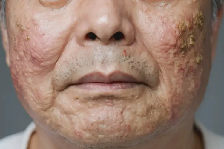 男生面部出現(xiàn)濕疹能靠自己自愈嗎(圖2)