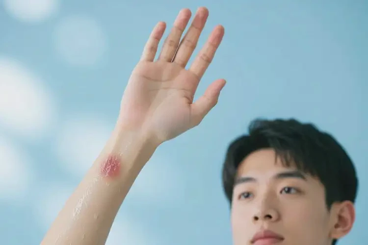男生手臂容易起濕疹能靠自己自愈嗎(圖1)