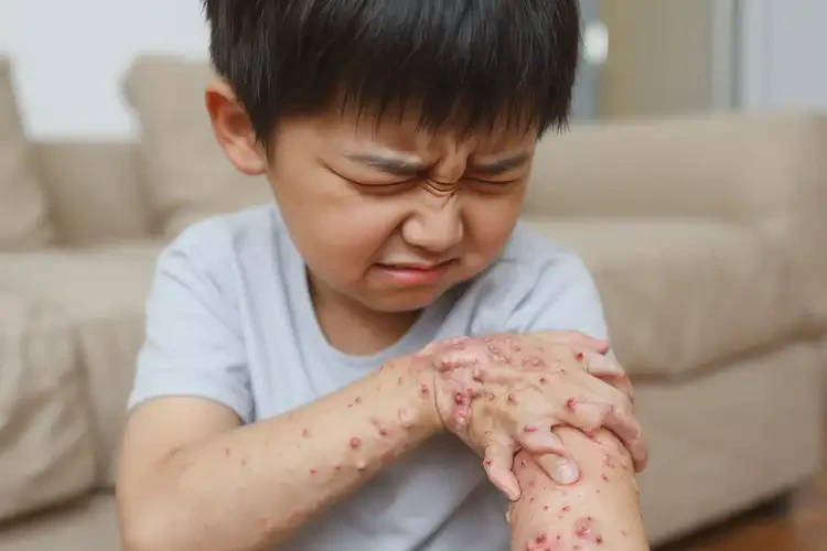 小孩手臂容易起濕疹不管它會自己好嗎(圖2)