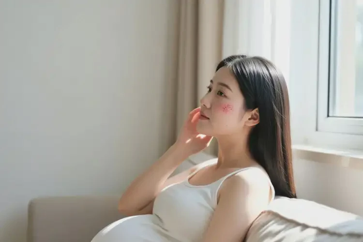 孕婦臉上容易起濕疹不管它會自己好嗎(圖3)
