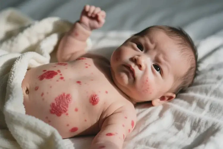 嬰幼兒全身長濕疹不管它會自己好嗎(圖2)