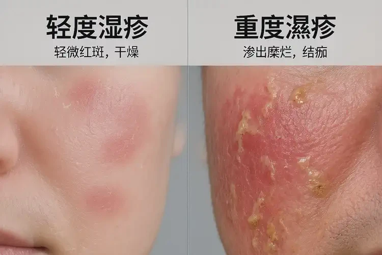 孩子面部經(jīng)常長濕疹可不可以徹底自愈(圖2)