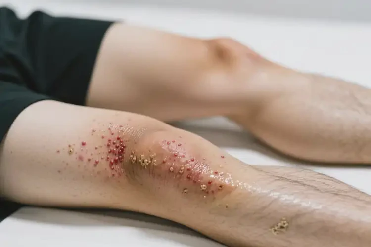 男生大腿起濕疹可以徹底自愈嗎(圖2)