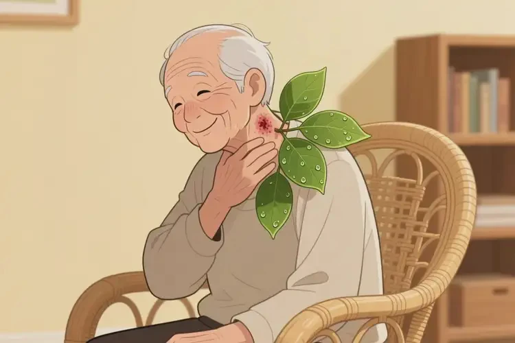 高齡老人脖子上容易長濕疹不管它會自己自愈嗎(圖3)