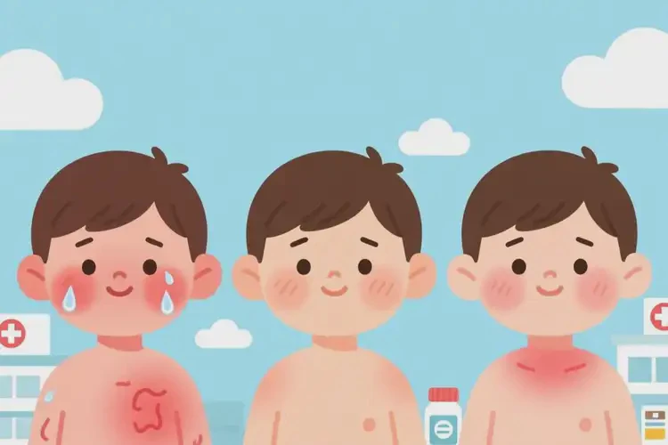 兒童身上起濕疹能徹底自愈嗎(圖2)