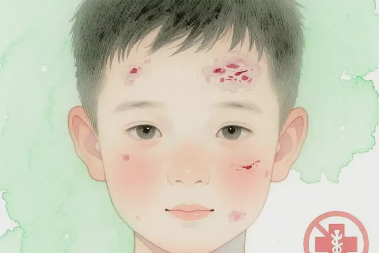 男生面部起濕疹不管它會(huì)自己痊愈嗎(圖3)