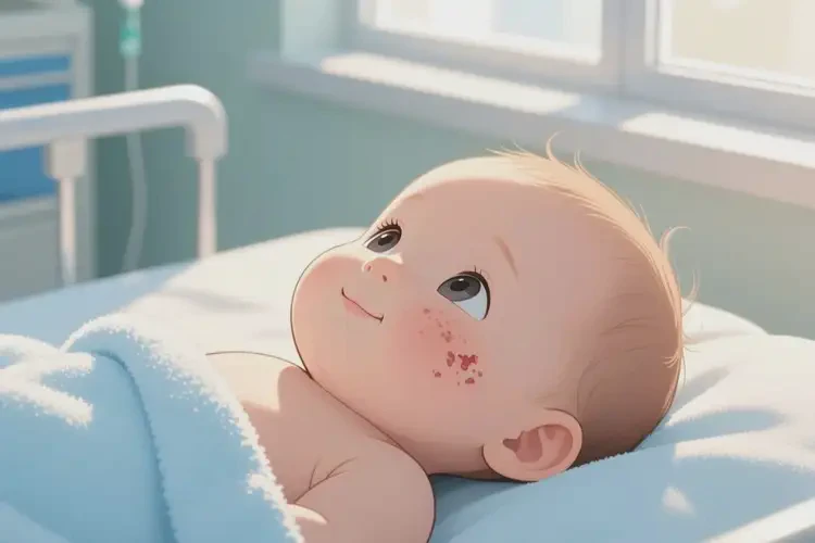 小兒臉上有濕疹不管它會自己好嗎(圖4)