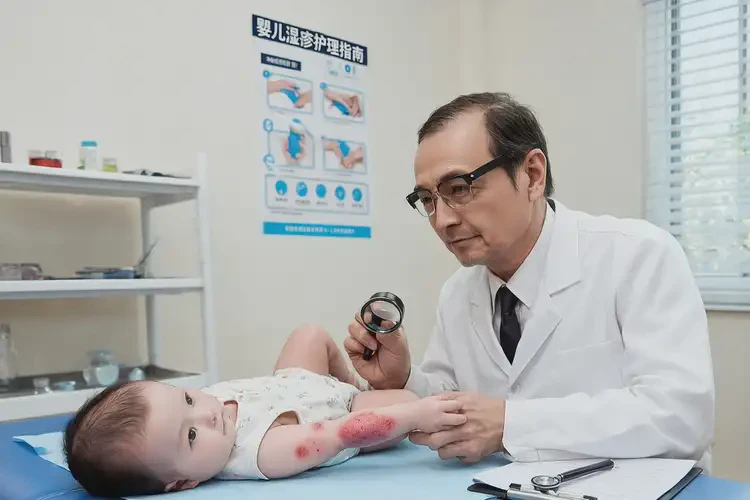 婴幼儿身上长湿疹不管它会自己自愈吗(图2)