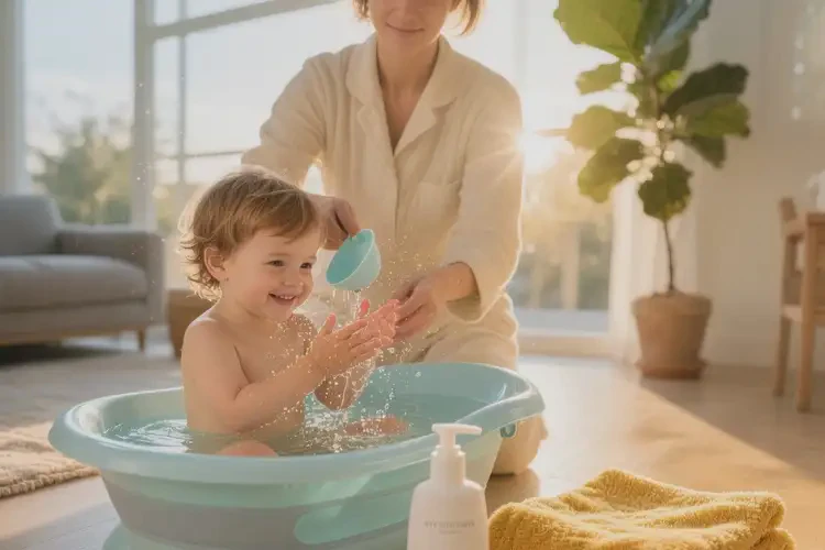 孩子肚子上偶爾起濕疹不管它會(huì)自己自愈嗎(圖1)