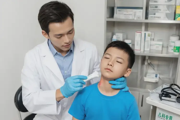 少兒脖子起濕疹能夠徹底治愈嗎(圖3)