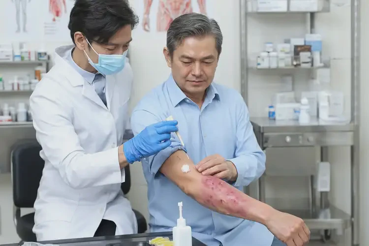 男性手臂容易长湿疹不管它会自己痊愈吗(图3)