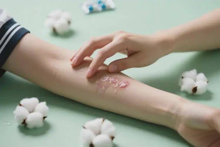 大學(xué)生手臂經(jīng)常起濕疹可以徹底自愈嗎(圖1)