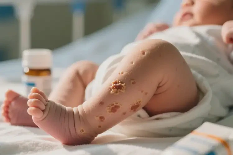 新生兒小腿上起濕疹不管它會自己痊愈嗎(圖4)