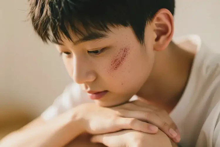 青少年脸上经常起湿疹能靠自己自愈吗(图1)