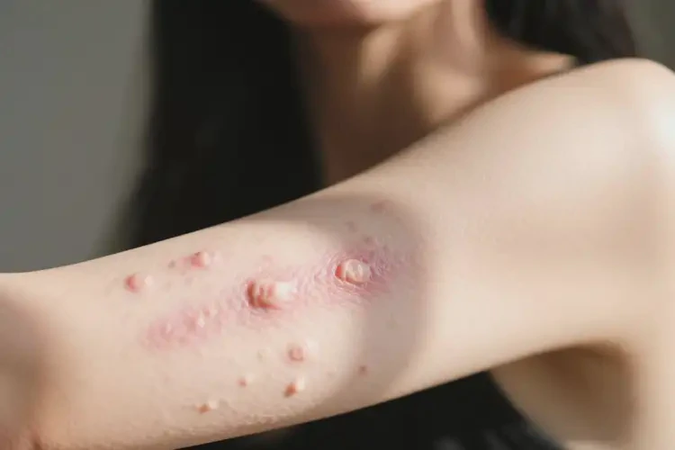 女人手臂出濕疹能不能徹底自愈(圖2)