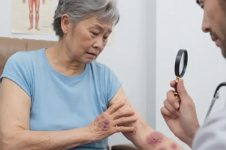 老人手臂起濕疹能靠自己自愈嗎(圖4)