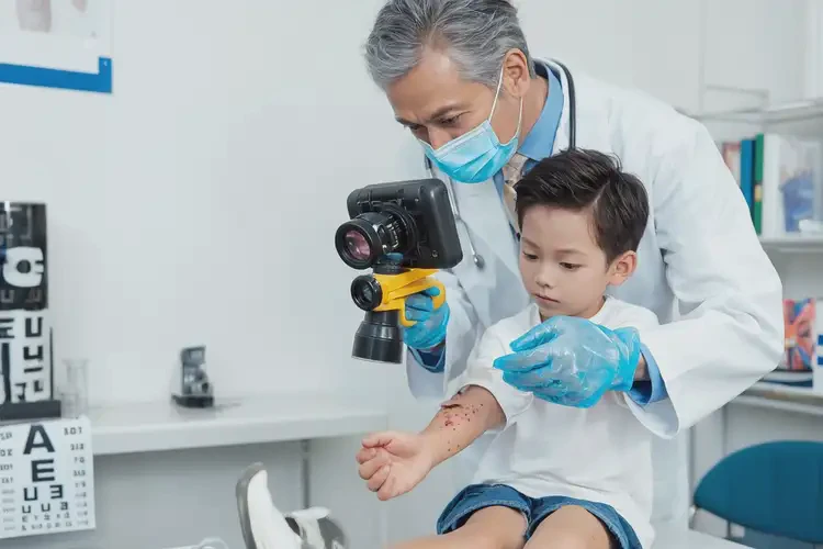 少兒屁股上偶爾長濕疹能靠自己自愈嗎(圖1)