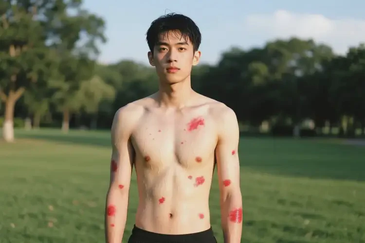 男人全身經(jīng)常長濕疹不管它會(huì)自己痊愈嗎(圖2)